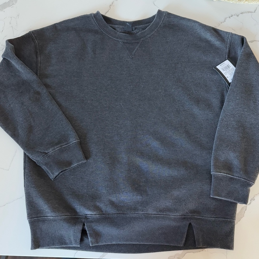 NWT Art Class Sweatshirt Dark Gray Pullover Long Sleeve Girl’s Size L